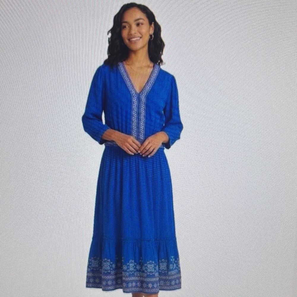 NWT Nurture by Westbound Embroderied Members di Dress.  Size Small